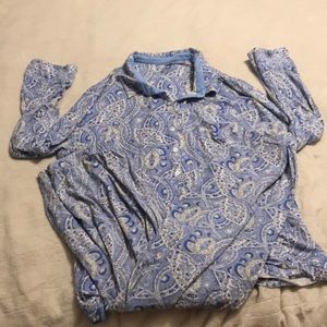 Chaps long sleeve pajama set NWOT